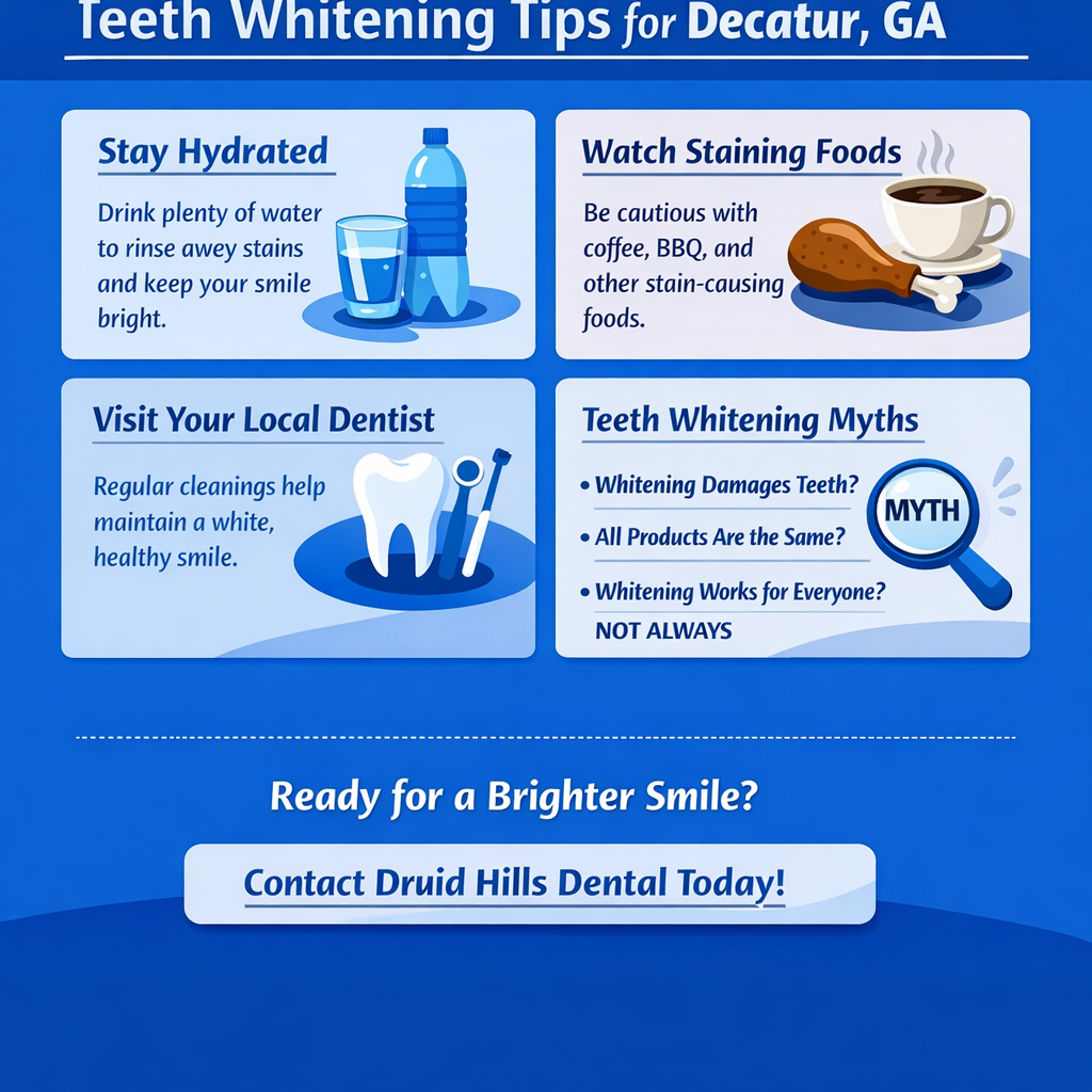 Teeth Whitening Tips Specific to Decatur